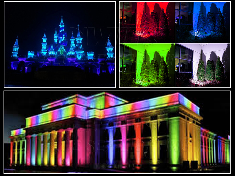 Waterproof 60x10W RGBW 4-in-1 LED City Color Light