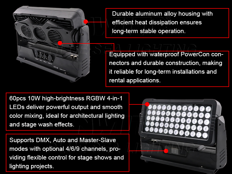 Professional Outdoor RGBW City Color Light