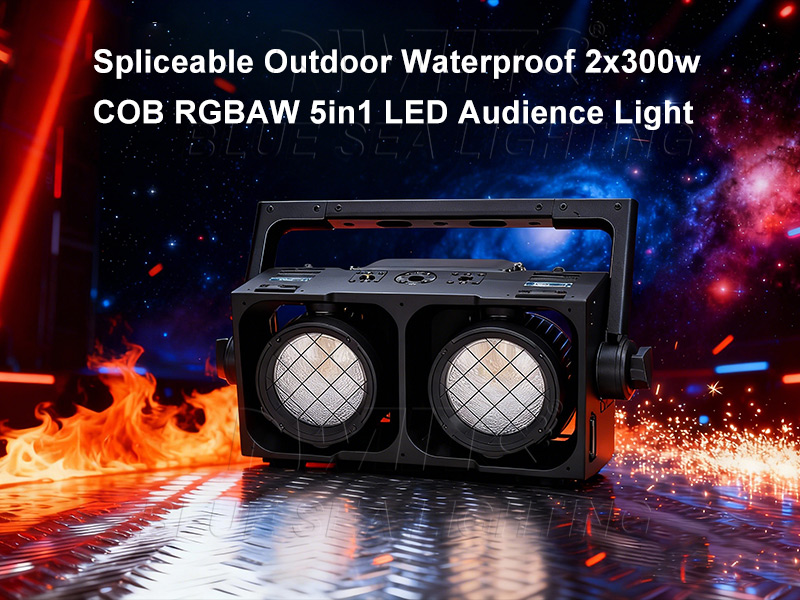 Spliceable Outdoor Waterproof 2x300W COB Audience Light