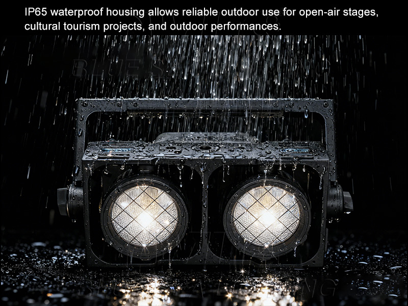 Dual Head 300W COB LED Wash Light