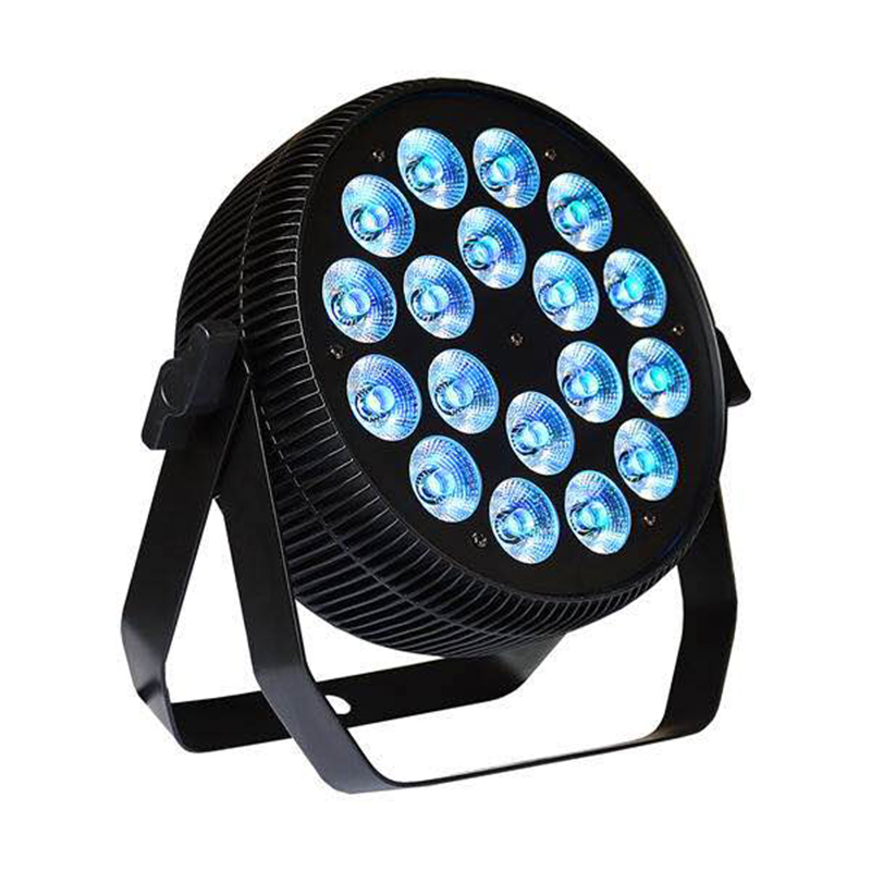 Disco Dj Party 18x15w RGBWA 5in1 Uplight Par64 Flat LED Par Can Light