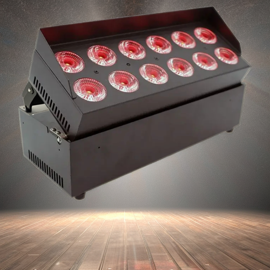 L-119 Wireless Battery Powered 12x18w Rgbwa Uv 6in1 bar Led Par Can Stage Lights