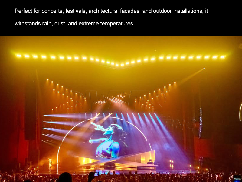Moving LED Strobe Stage Light
