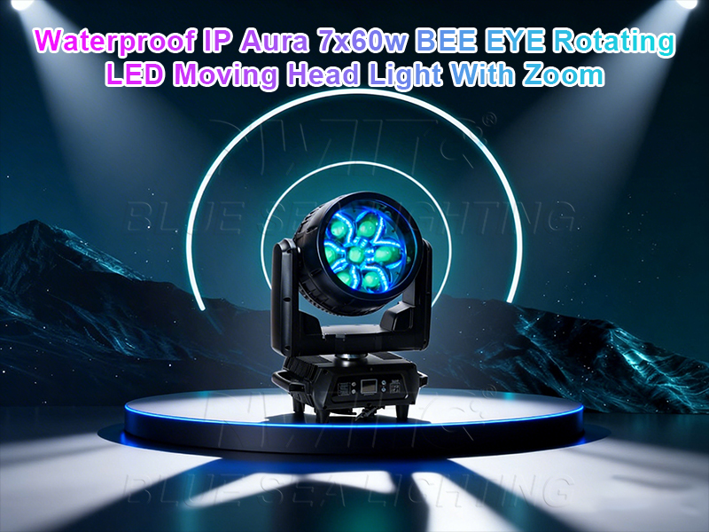 7x60w ip65 bee eye moving head light