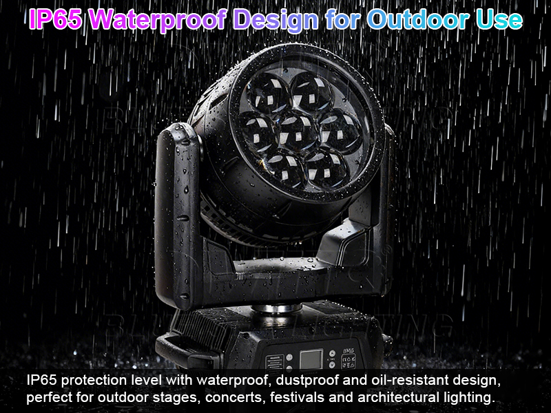 bee eye zoom rotating led moving head light
