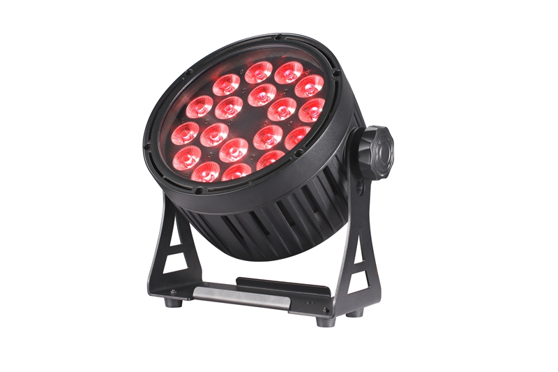 Outdoor Wedding DJ 18x18w RGBWA UV 6in1 LED Par Can for Landscape Bars Weddings Disco Nights Application