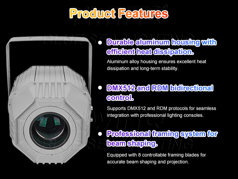 IP66 Outdoor Gobo Projector 600W 700W
