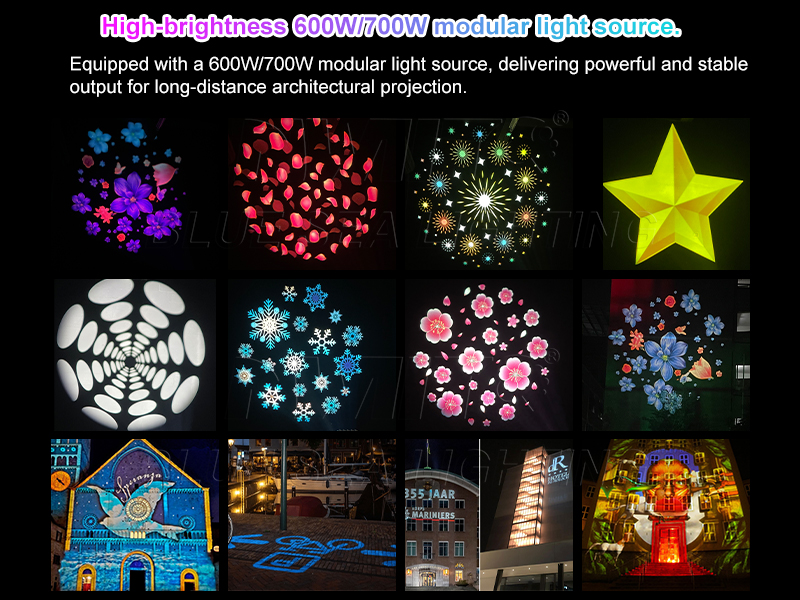 Outdoor Architectural Gobo Projector Light 600W 700W