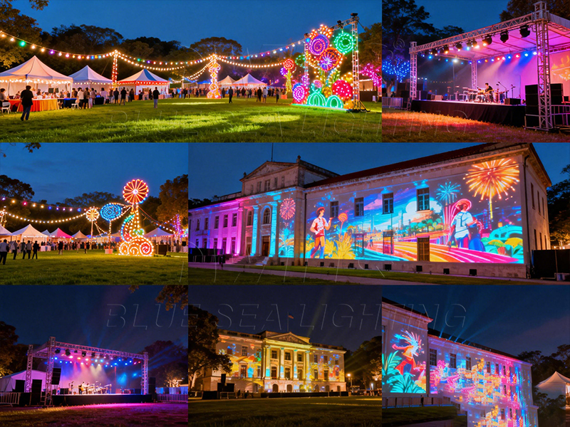 Architectural Projection Gobo Light With CMYK