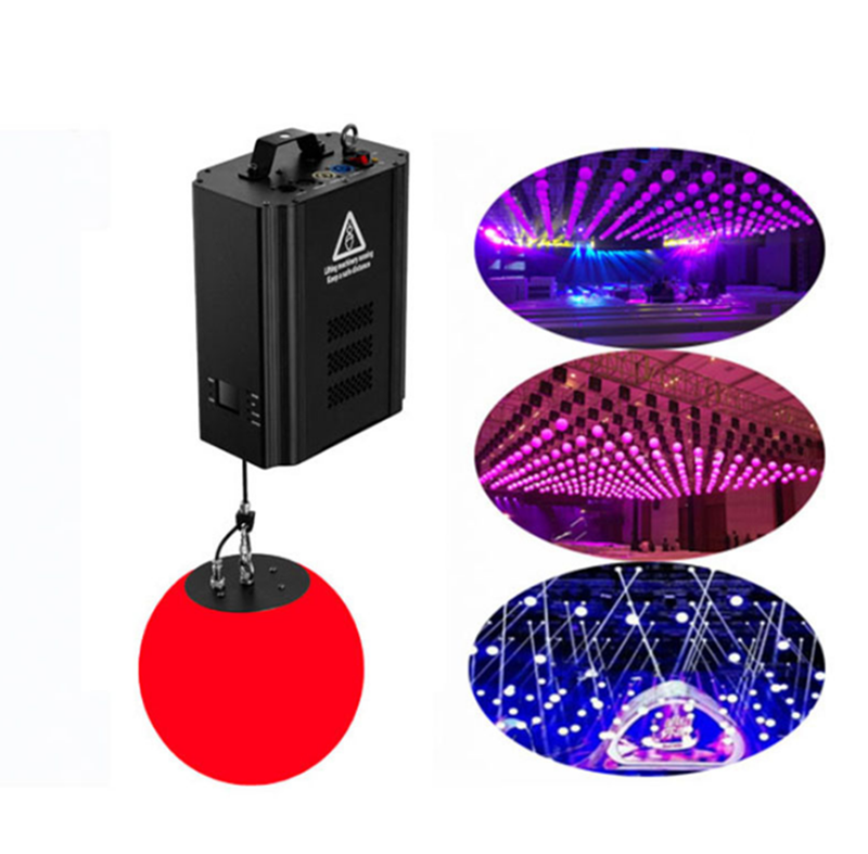 L-180 RGB Lifting LED Kinetic Ball Stage Lights 9m Height Disco Wedding Moving Lights