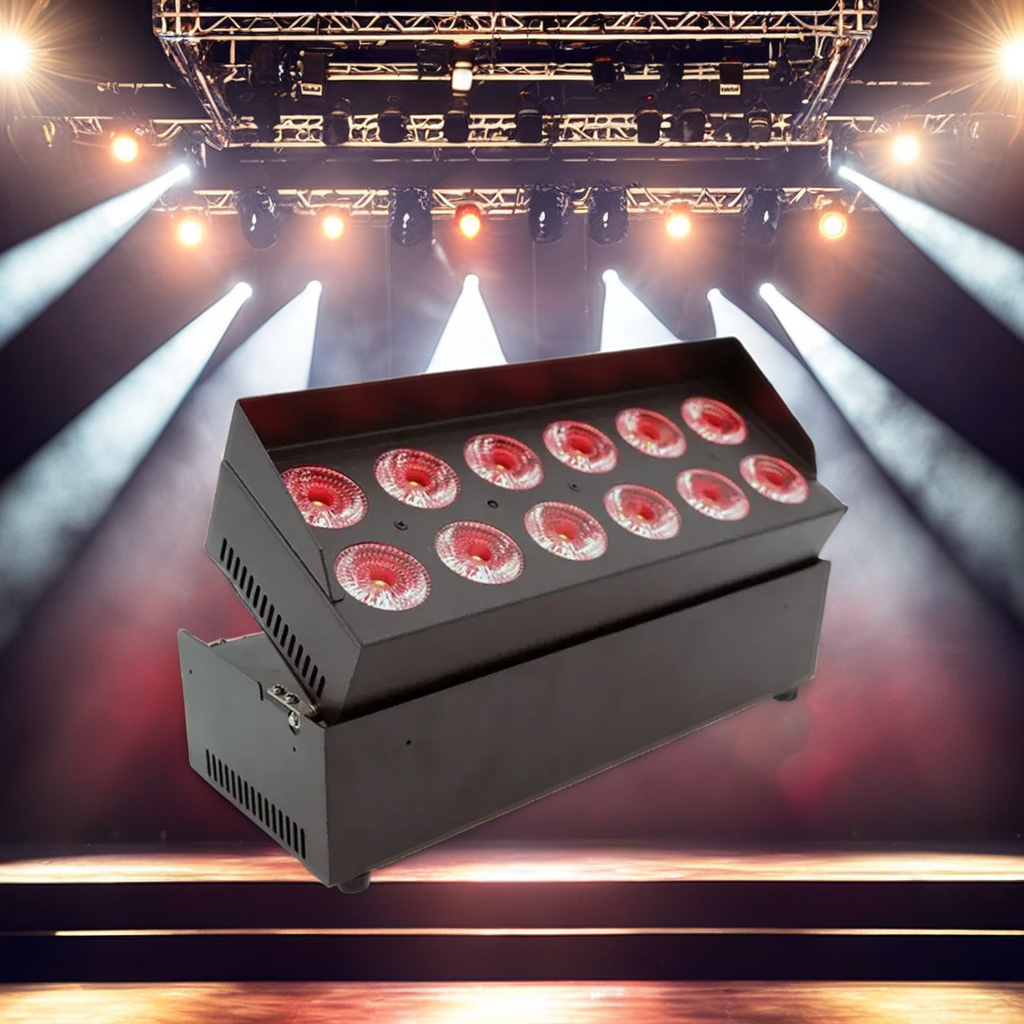 L-119 Wireless Battery Powered 12x18w Rgbwa Uv 6in1 bar Led Par Can Stage Lights