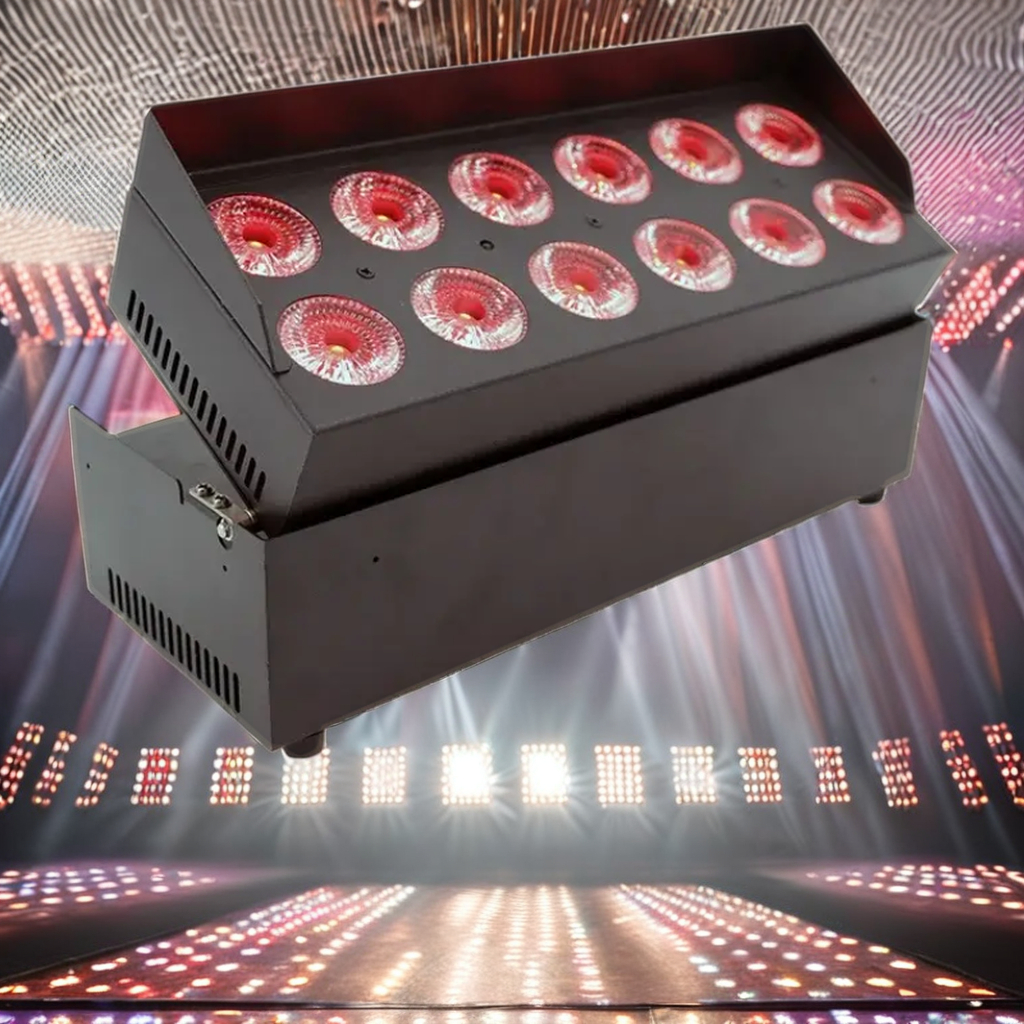 L-119 Wireless Battery Powered 12x18w Rgbwa Uv 6in1 bar Led Par Can Stage Lights