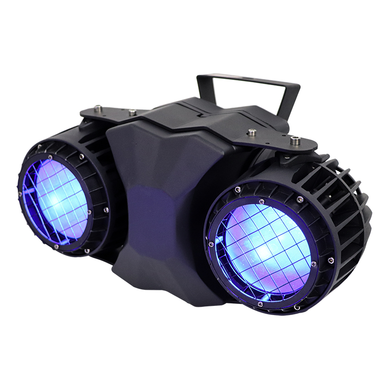 Outdoor IP65 2x100W COB LED Audience Light – White, Warm White & Cool White 2-in-1