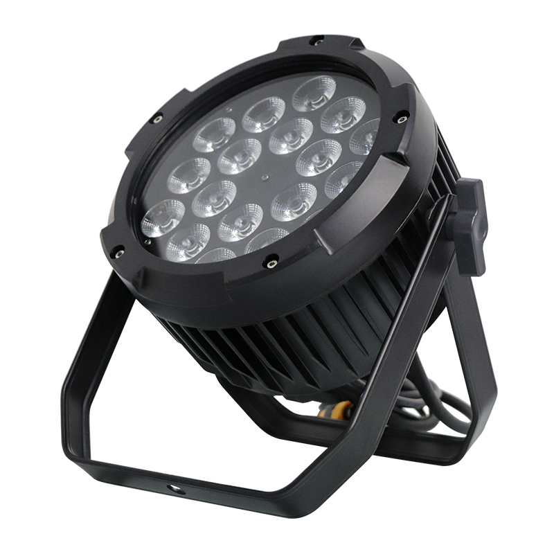 RGBW 4in1 Waterproof LED Slim Par Lights 18x10W for Garden Application