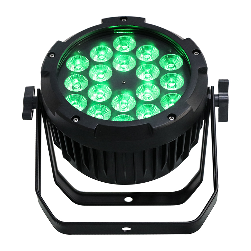 RGBW 4in1 Waterproof LED Slim Par Lights 18x10W for Garden Application