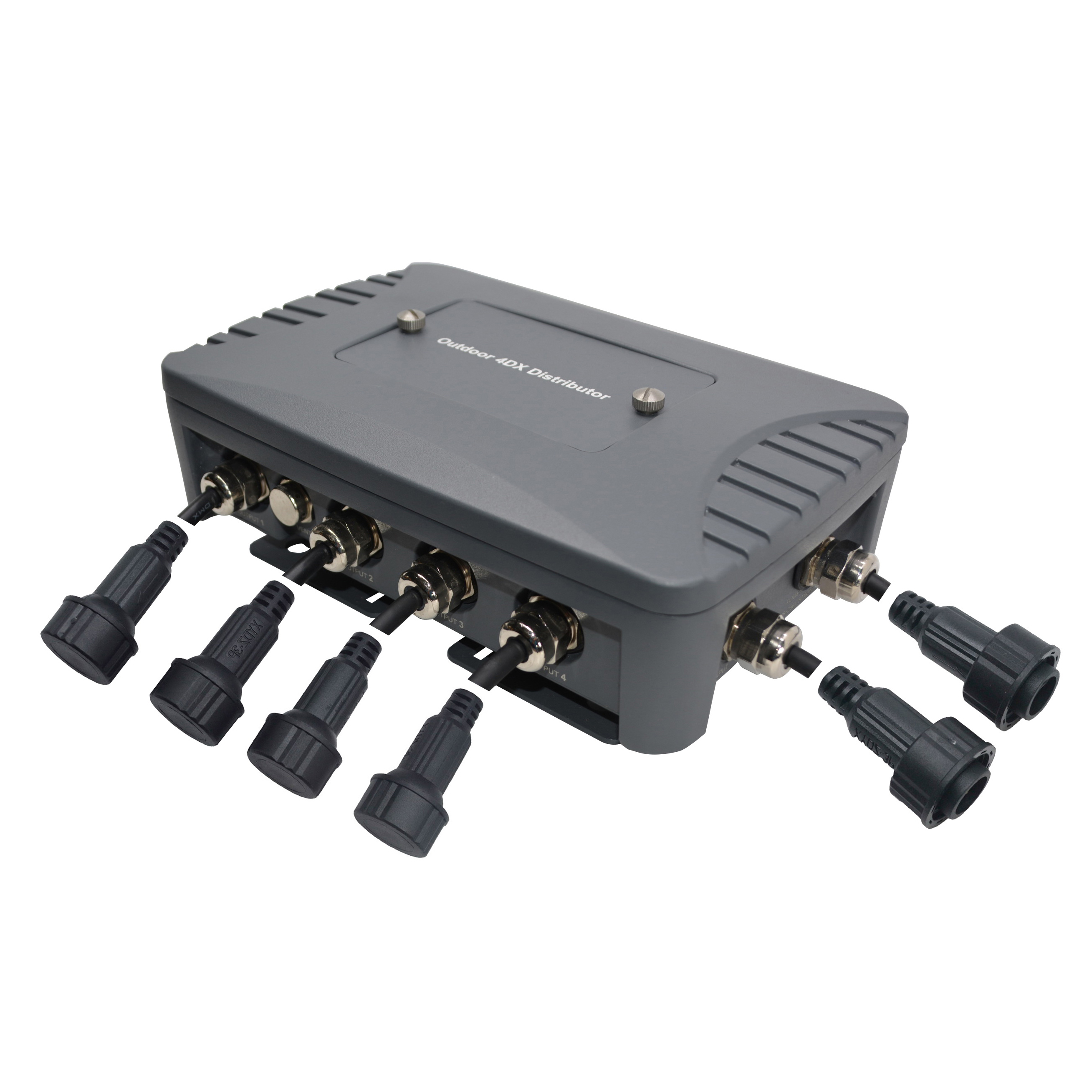 Stage Lighting signal Control 4ch Waterproof 4 Channels Dmx Splitter