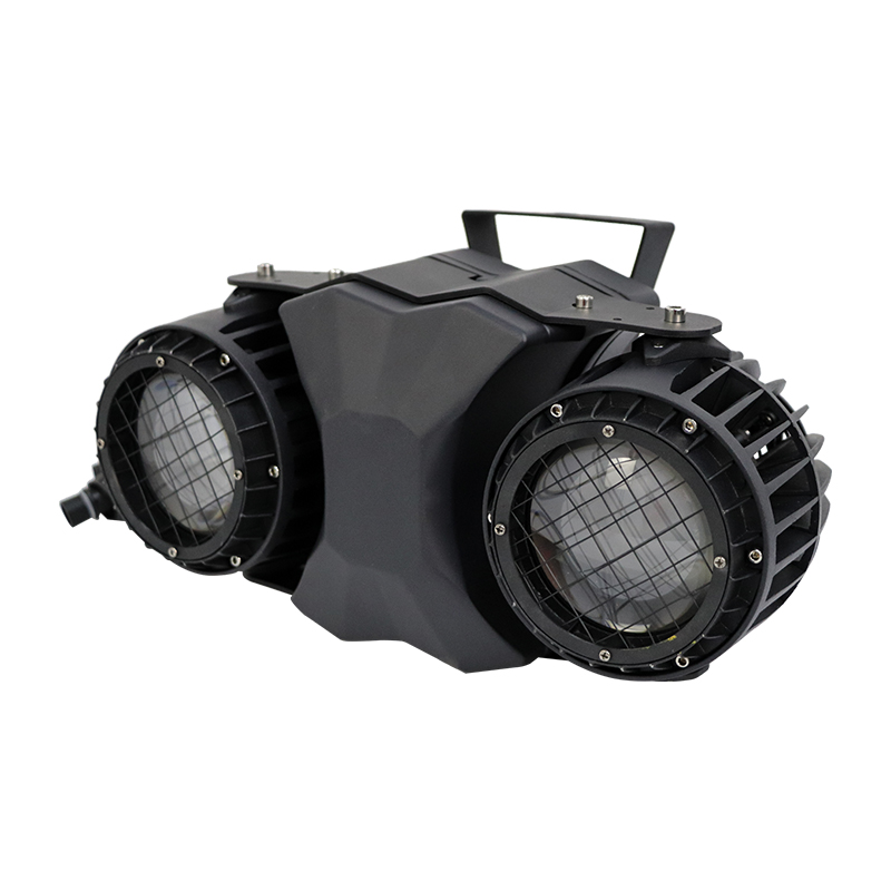 Outdoor IP65 2x100W COB LED Audience Light – White, Warm White & Cool White 2-in-1