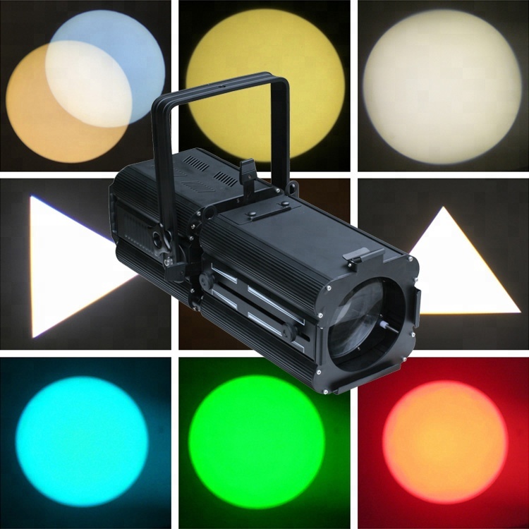 2025 S-22 180W LED Spotlight with Adjustable Iris - CE, ROHS, FCC Certified