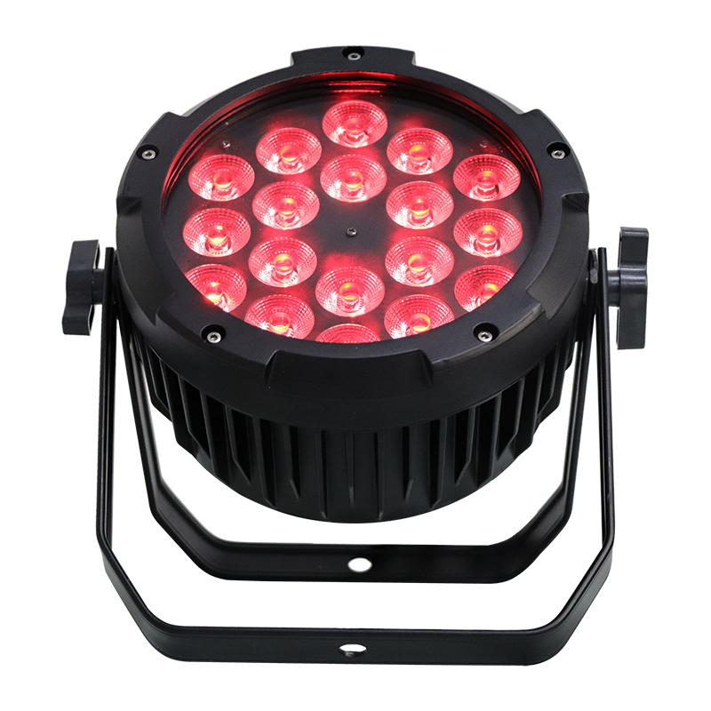 RGBW 4in1 Waterproof LED Slim Par Lights 18x10W for Garden Application