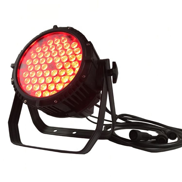 IP65 P-18 Outdoor LED Par Light 54pcs 3W RGB 3-in-1 for Parties and Stages Garden Spotlights by DJ