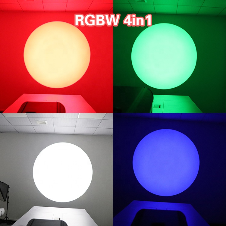 200W High Definition Zoom Leko Spotlight White/RGBW LED Profile Light for Stage Entertainment