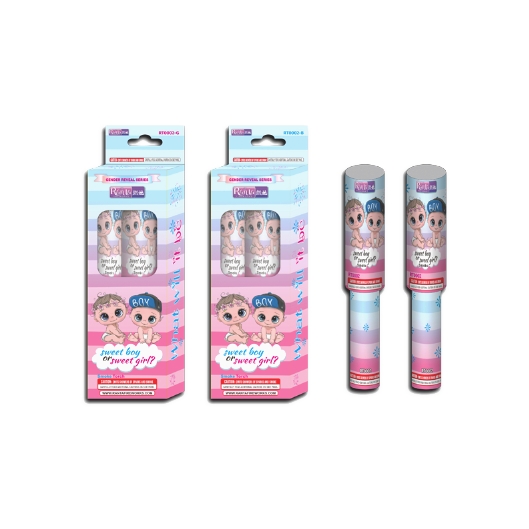 Handheld Smoke Fireworks Sweet Boy or Sweet Girl ？(Blue) RT0002-B