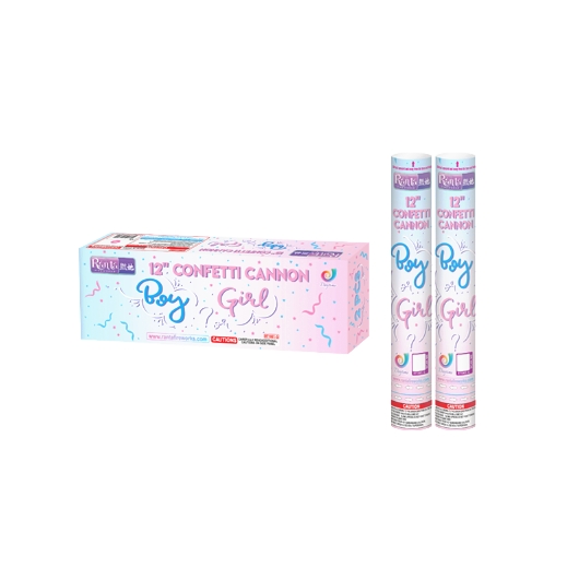 Boy or Girl confetti cannon (Pink) RT1001-G