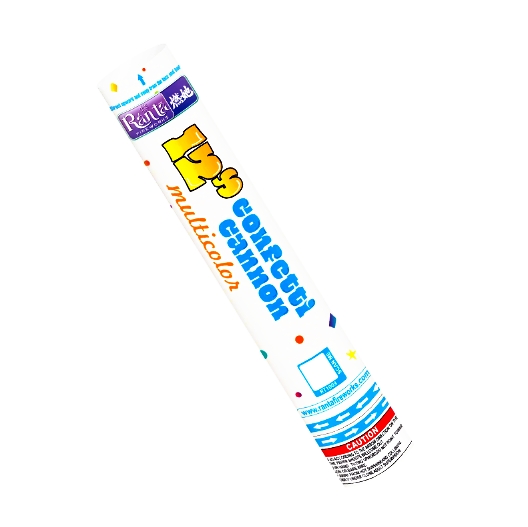 12 inch multi color confetti RT1003 Confetti Cannon from Ranta Fireworks