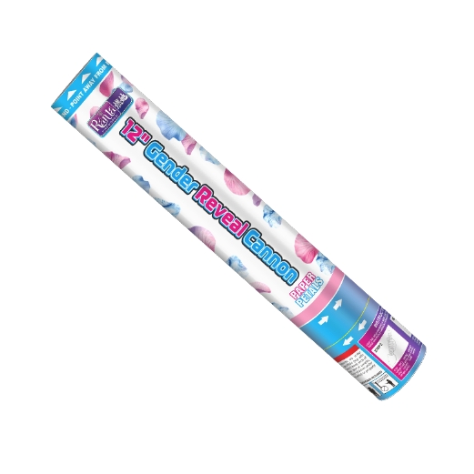 Paper Petals Confetti Cannon 12 inch Gender Reveal Cannon RT1006 from Ranta Fireworks