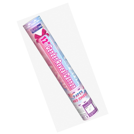Paper and Smoke Confetti Cannon 12 inch gender reveal cannon RT1007 from Ranta Fireworks