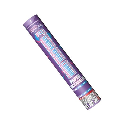 Paper Rectangles Confetti Cannon 12 inch gender  reveal Cannon RT1008 from Ranta Fireworks