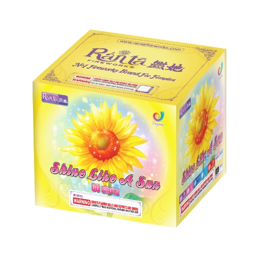 30 shots 500 gram smoke cakes fireworks Shine Like A Sun RT6012 from Ranta