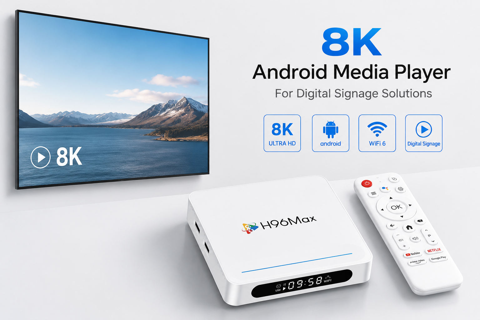 High-Performance Android Media Players for Retail, Advertising & Smart Displays