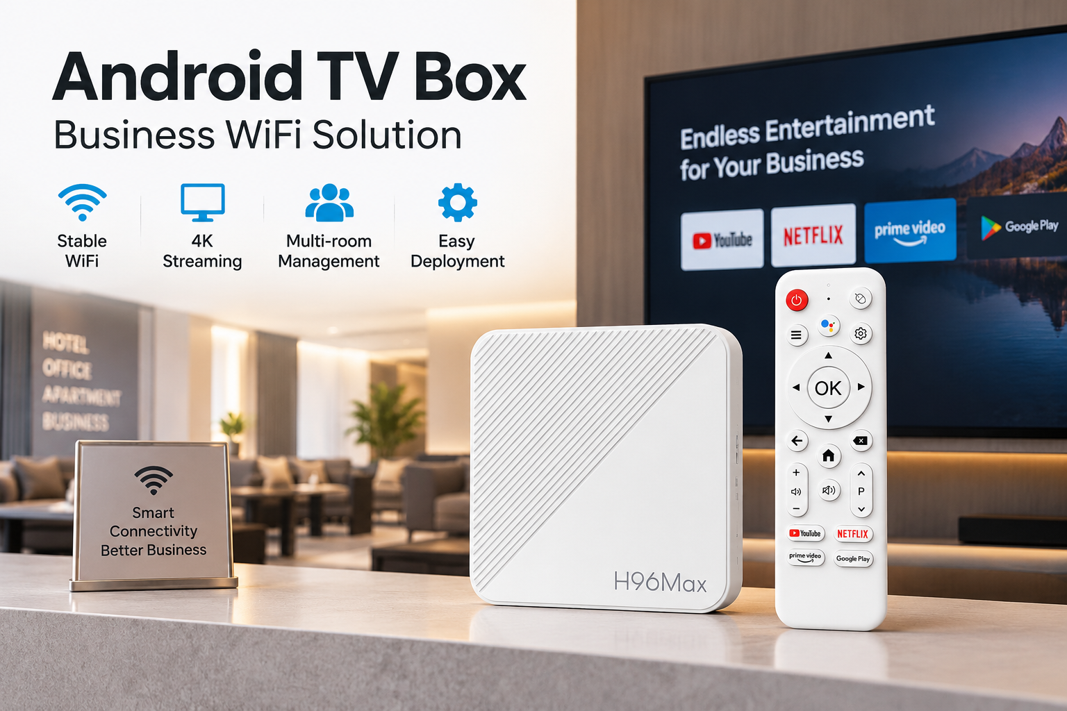 Android TV Box Business WiFi Solution Android TV Box Business WiFi Solution