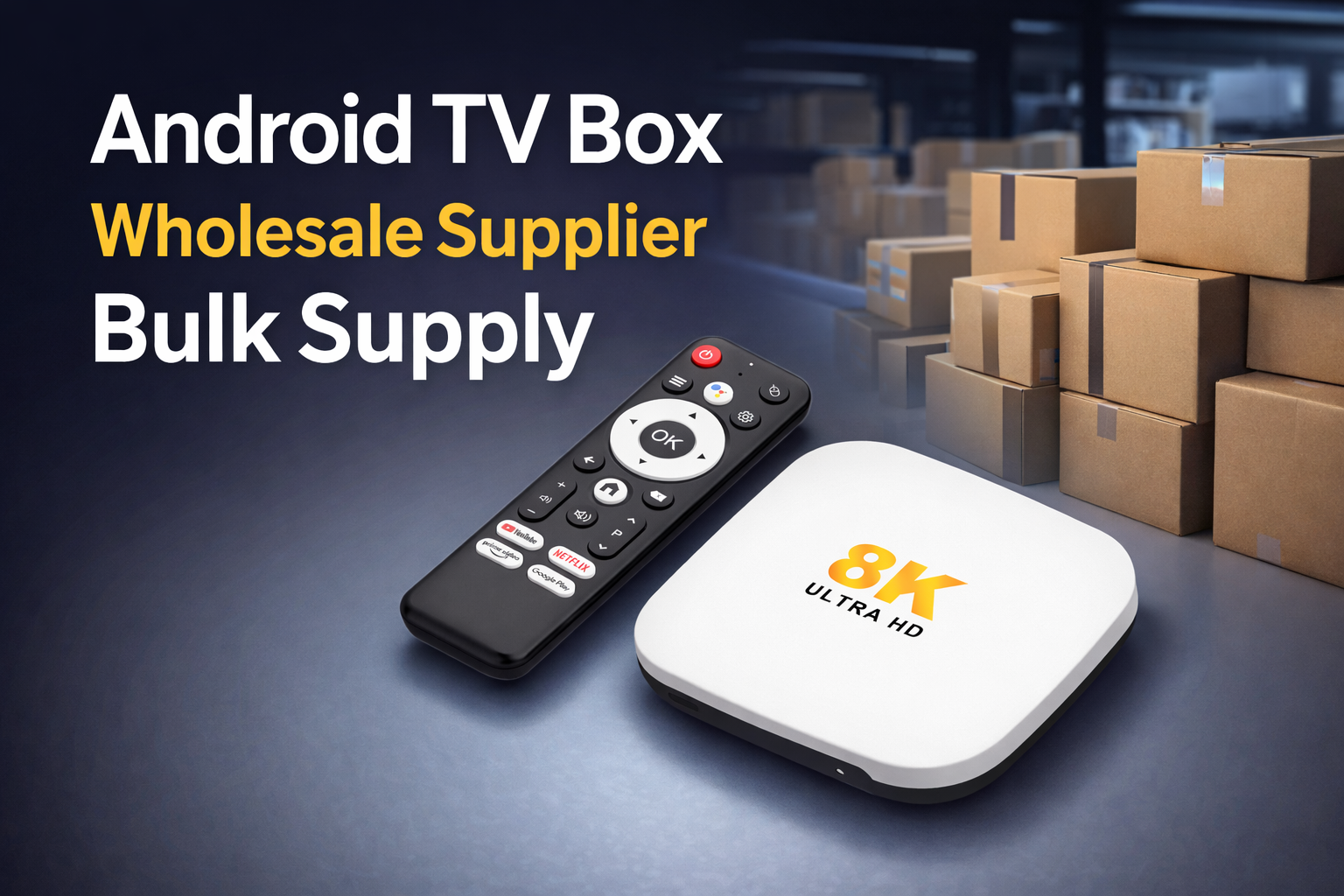 Android TV Box Wholesale Supplier Bulk Supply