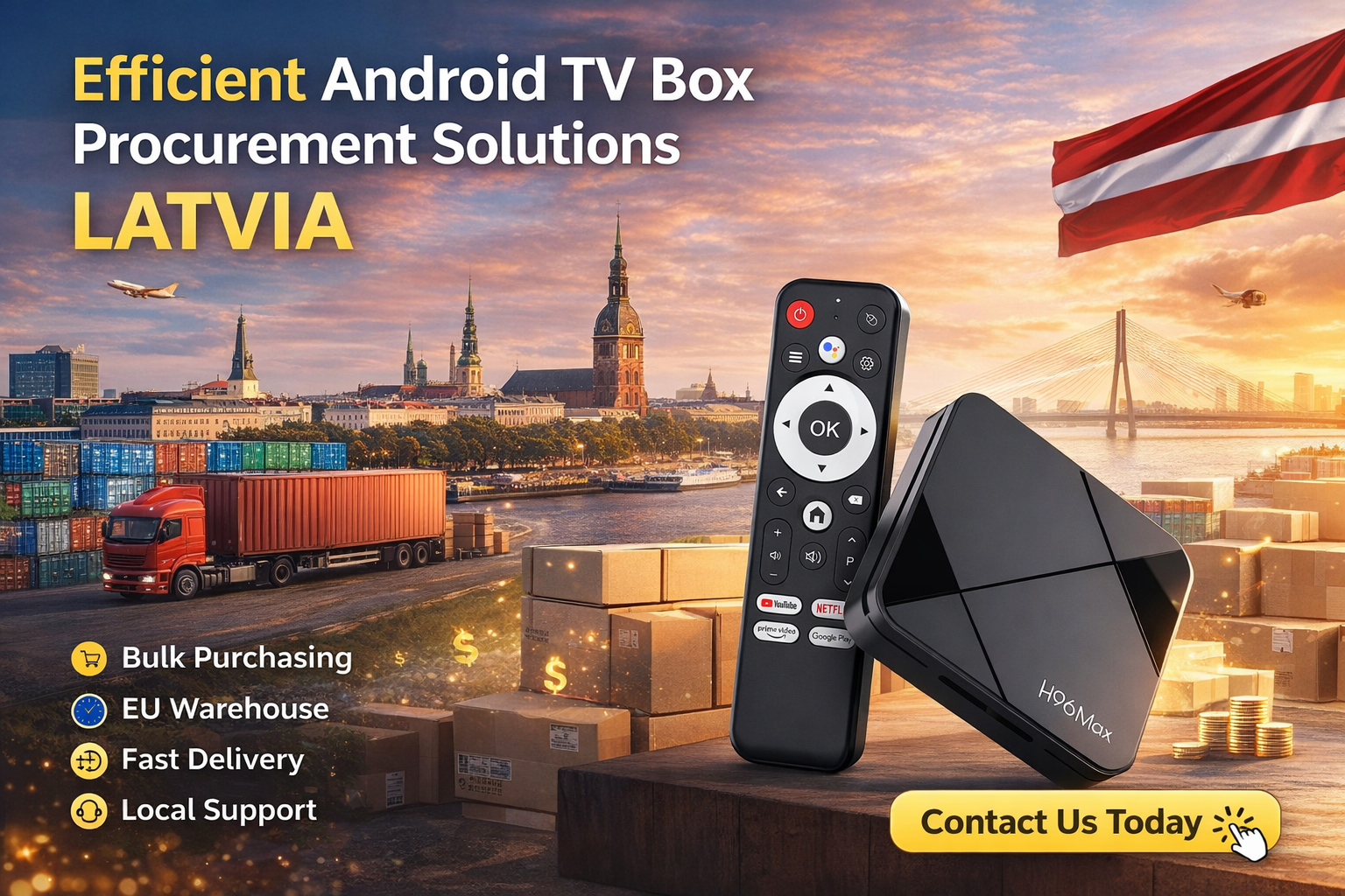 Efficient Android TV Box procurement solutions Latvia