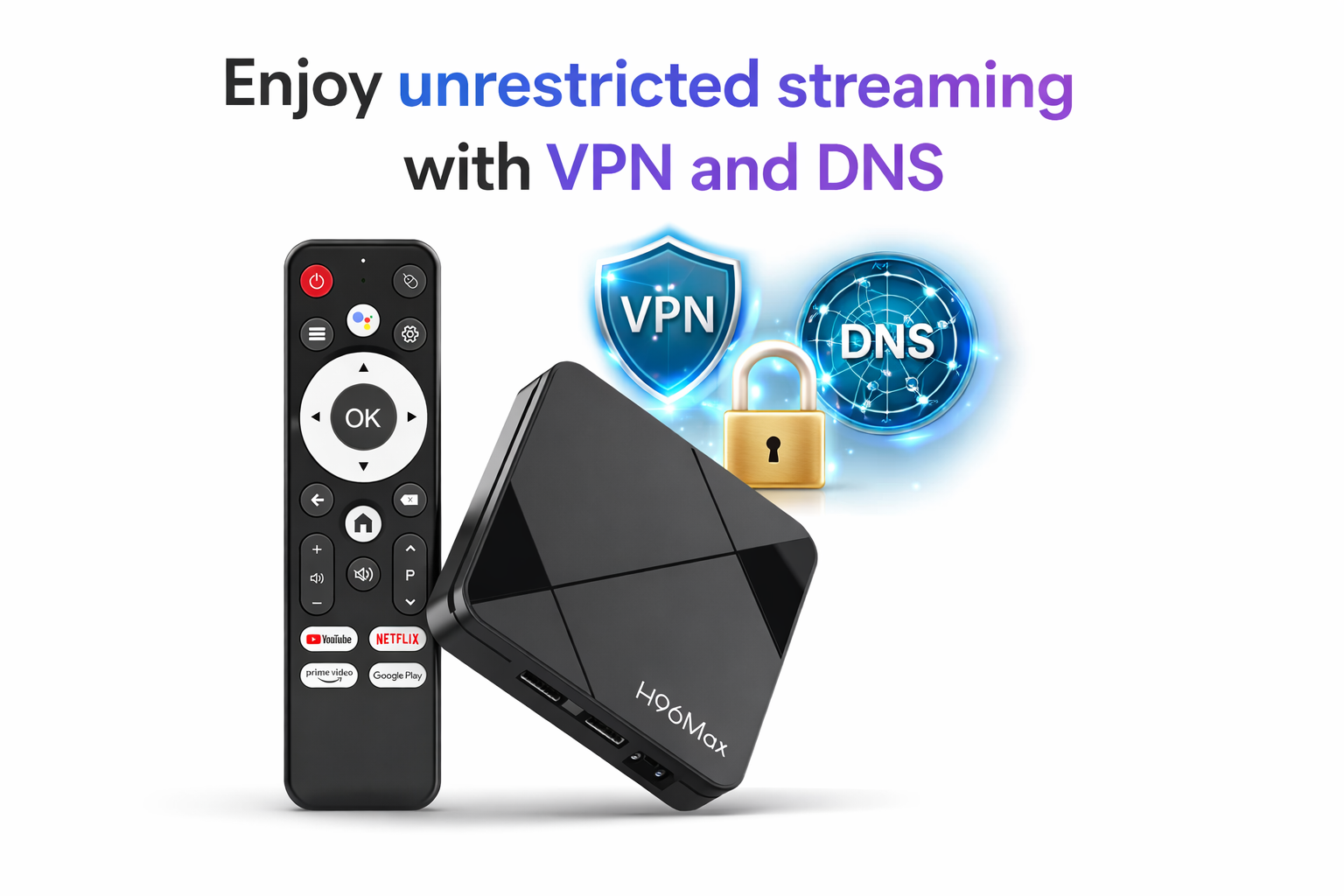 Enjoy unrestricted streaming with VPN and DNS