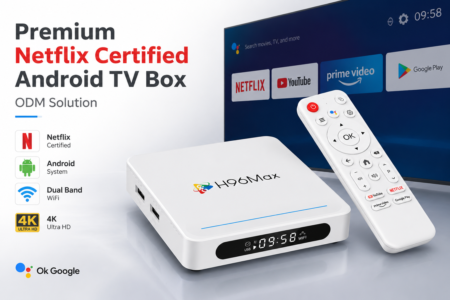 Netflix Certified Smart TV Box ODM: Everything Brands Need to Know