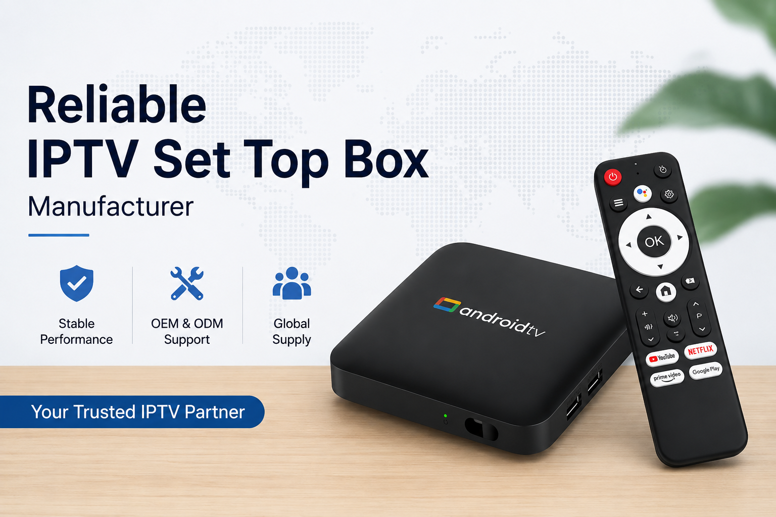 Reliable IPTV Set Top Box Manufacturer