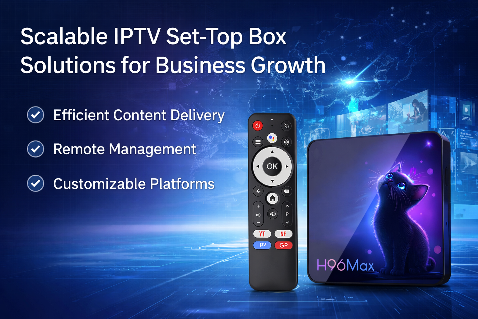 Scalable IPTV set top box solutions for business growth
