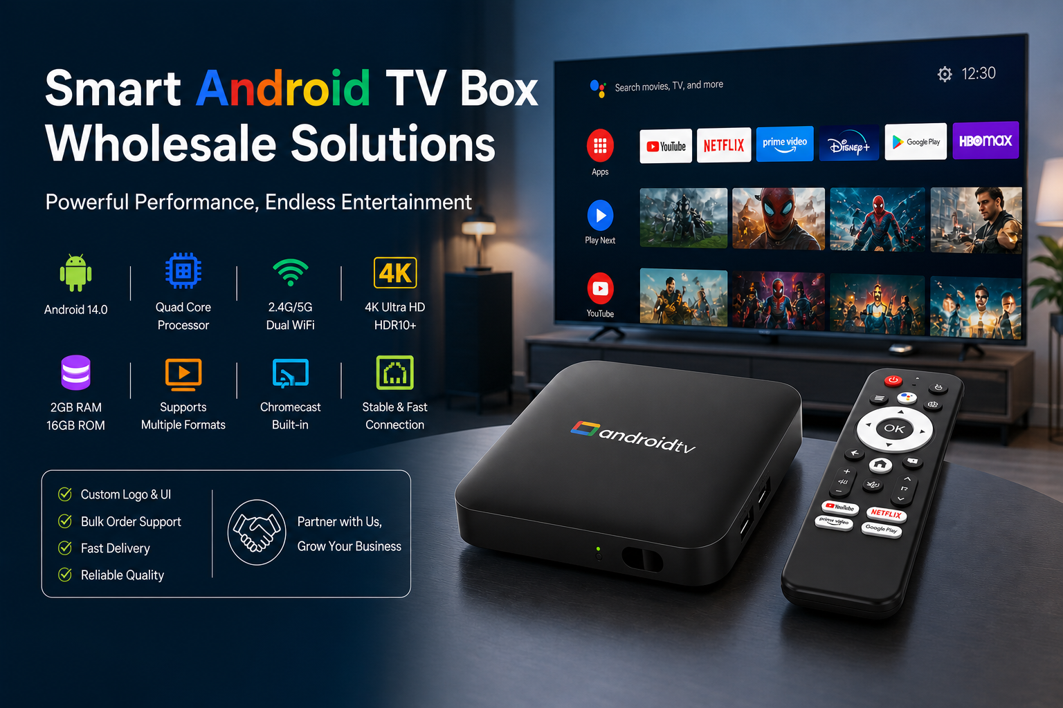 Smart Android TV Box Wholesale Solutions
