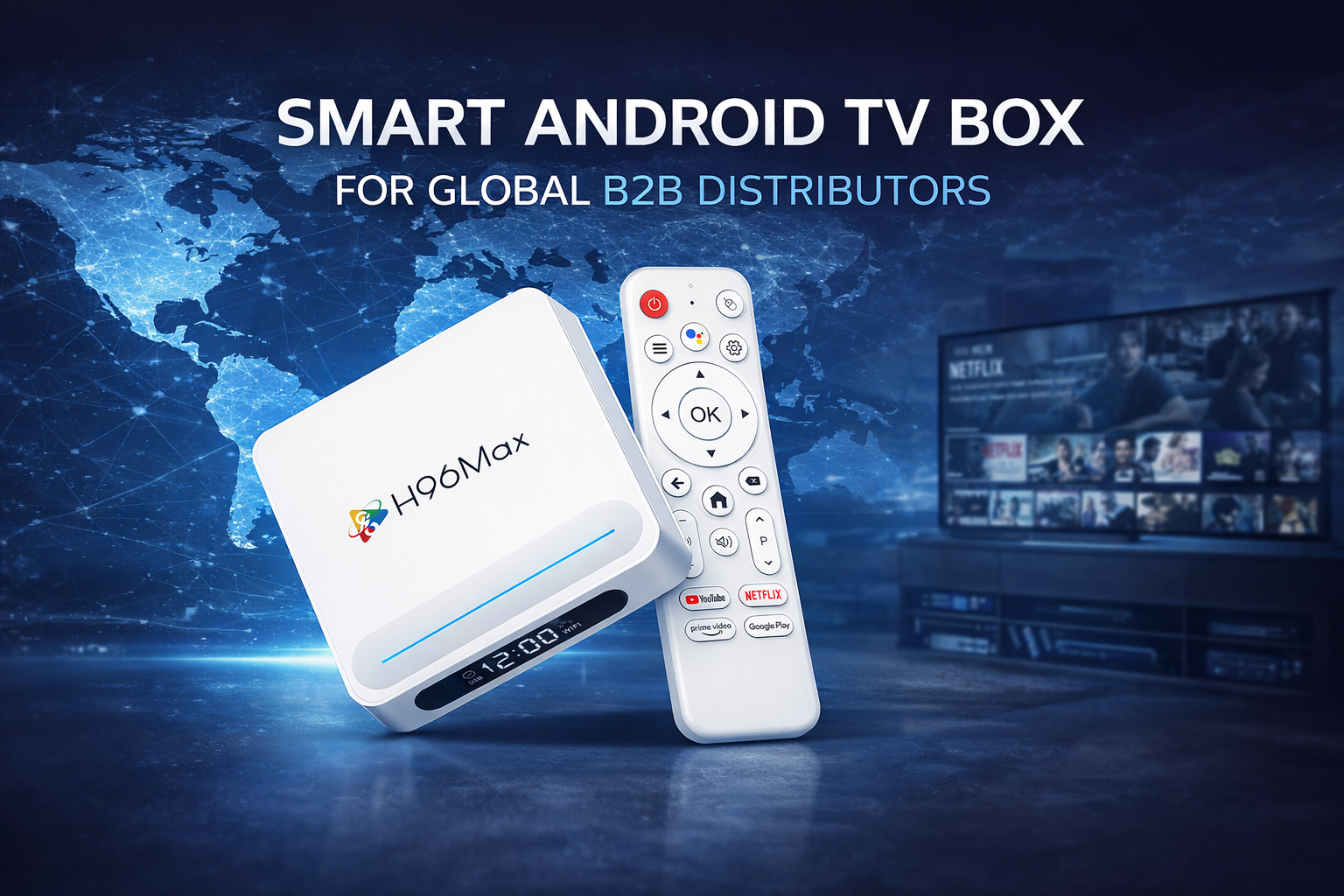 Smart Android TV Box development for global B2B distributors