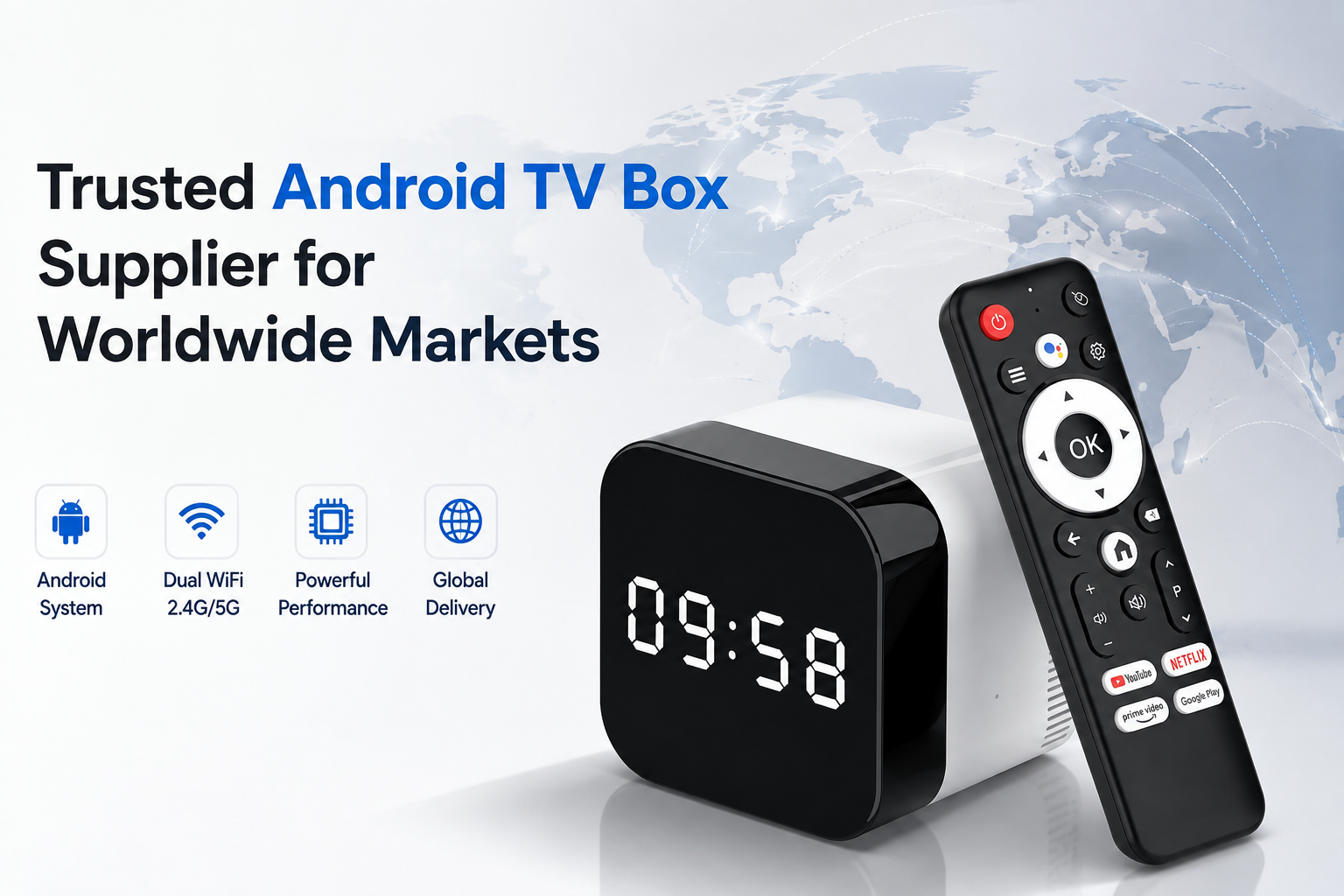 Trusted Android TV Box Supplier for Worldwide Markets