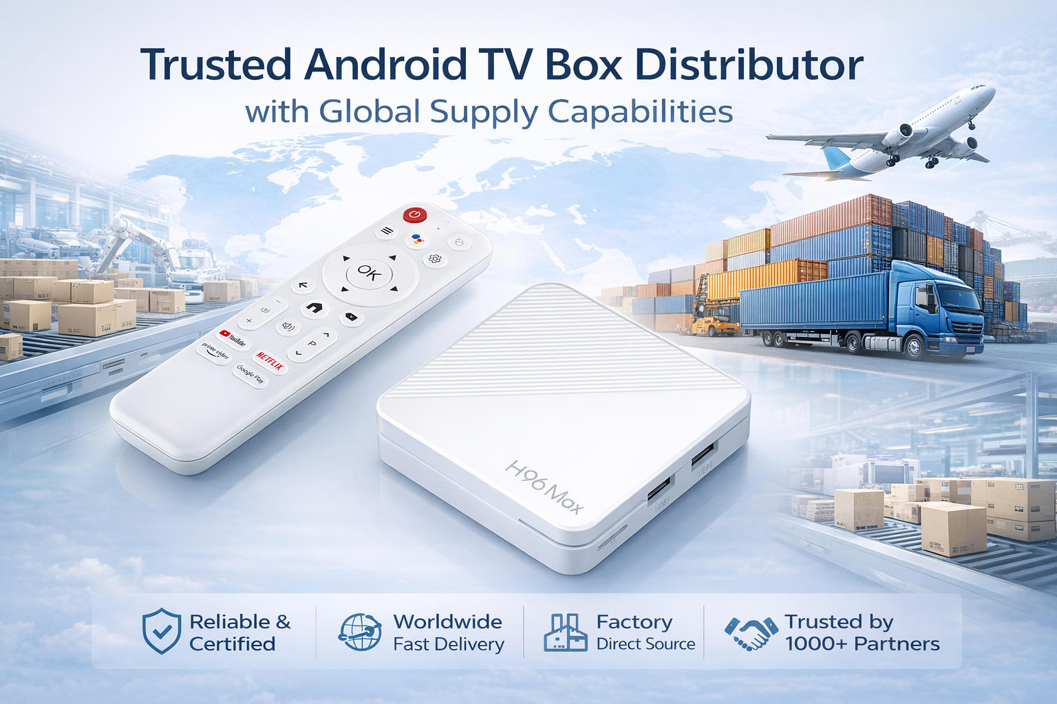 Trusted Android TV Box distributor with global supply capabilities