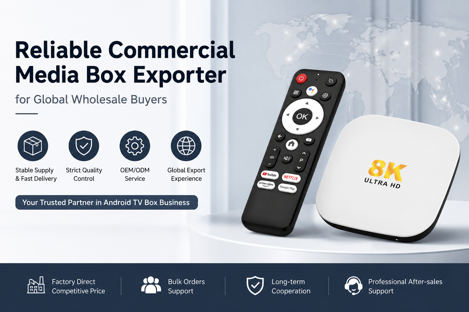 reliable commercial media box exporter for global wholesale buyers