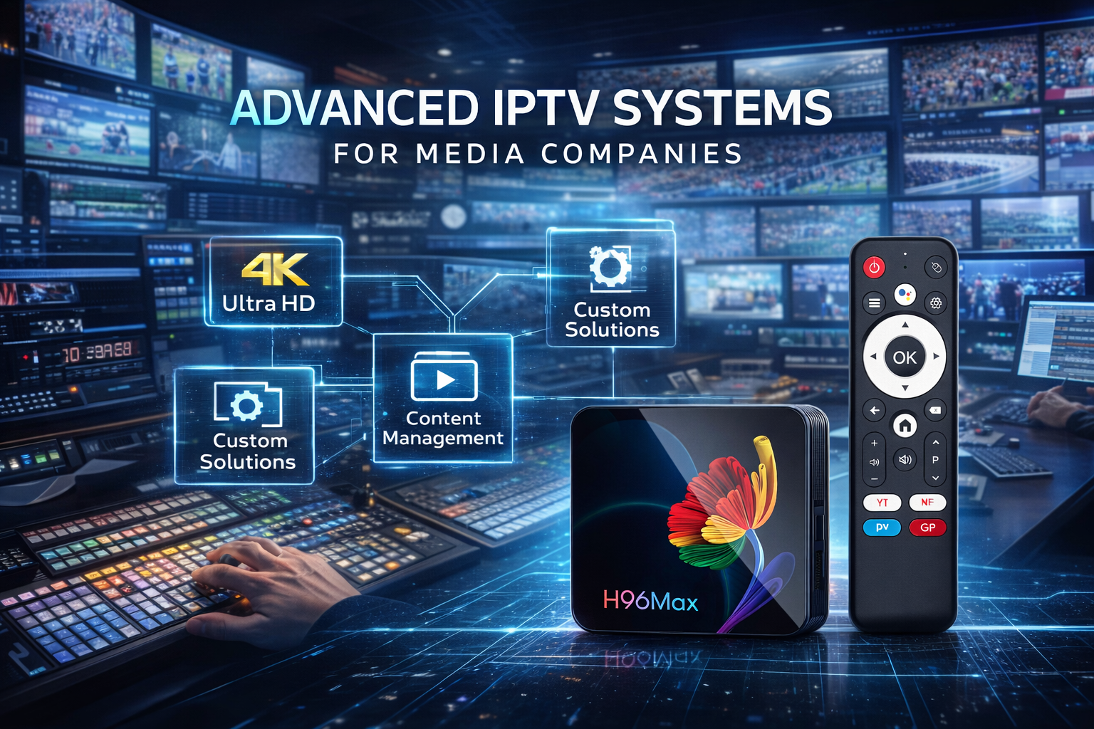 Advanced IPTV systems for media companies