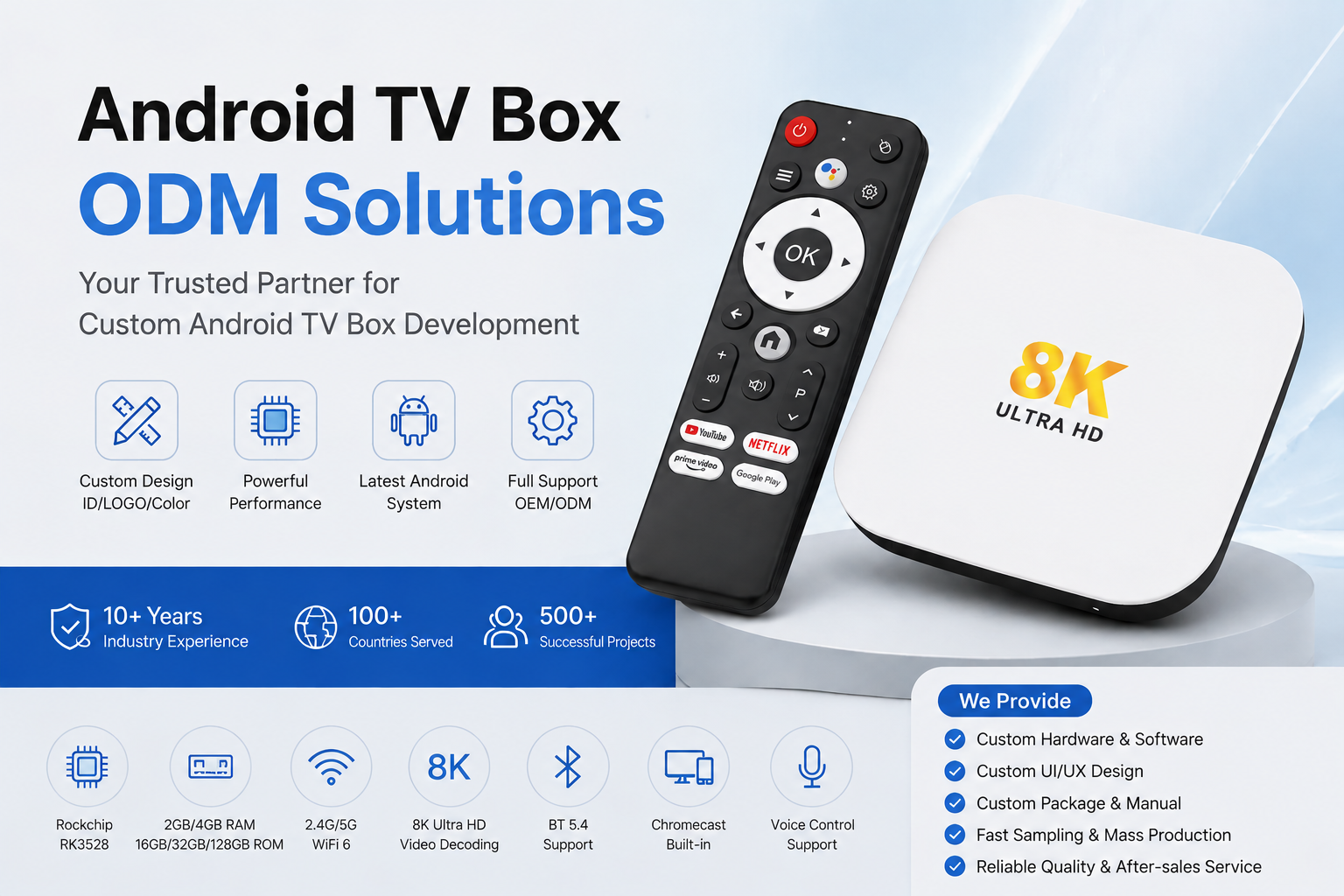 OEM Android TV Box Solutions: How to Build Your Own TV Box Brand Successfully
