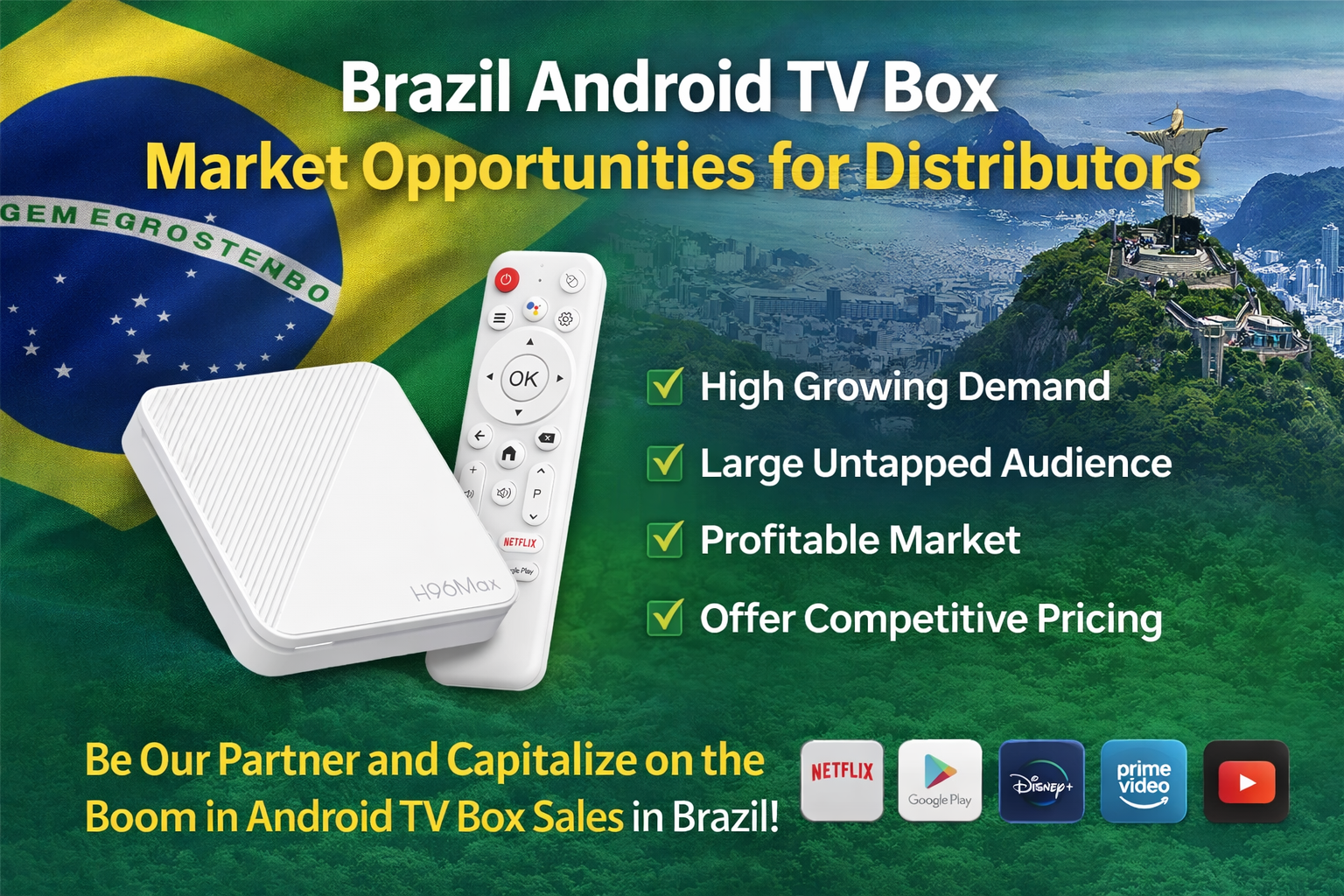 Brazil Android TV box market opportunities for distributors