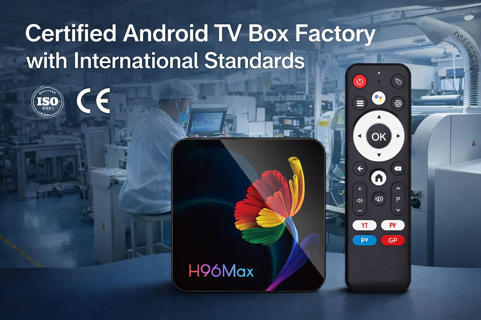 Certified Android TV Box Factory with International Standards