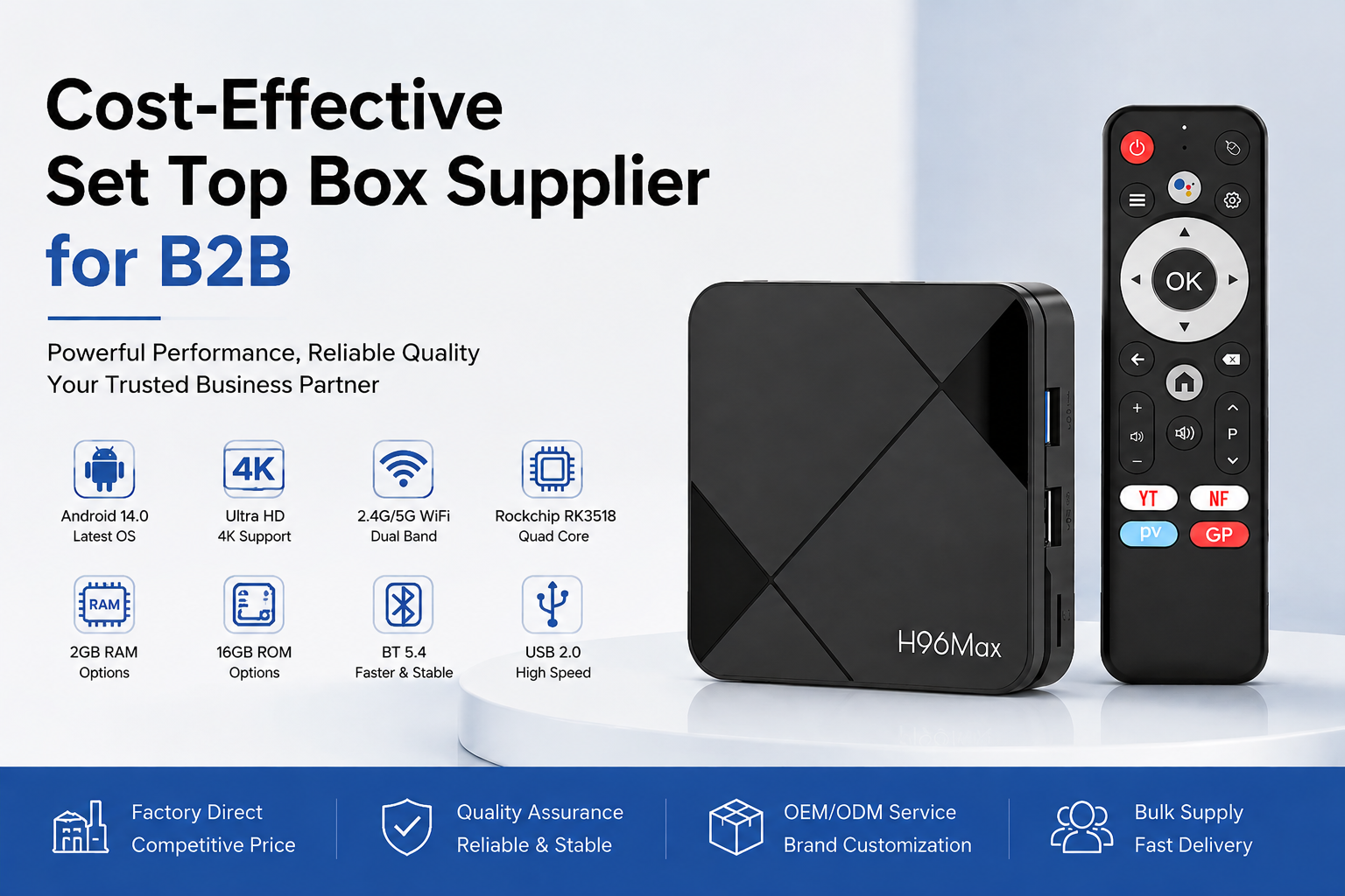 Cost-Effective Set Top Box Supplier for B2B